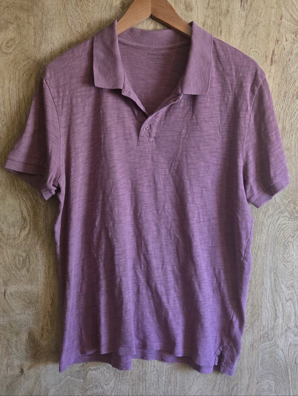 Vince Mauve Polo Shirt